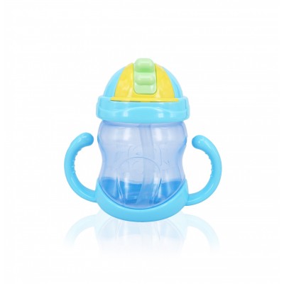 OEM Customized Logo Sippy Cups Baby Drinking Cups With Straw