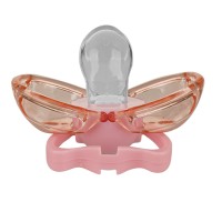 wholesale food grade baby silicone pacifier with dust cover bpa free baby care products